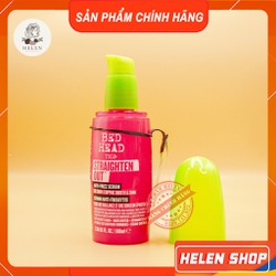 TIGI Bed Head Serum Dưỡng Bóng Mượt, Chống Vểnh Xù Straighten Out 100ml