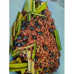 1kg trà gạo lứt đậu đen xanh lòng lá dứa khô