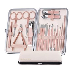 Bộ dụng cụ cắt tỉa và bấm móng, làm móng đa năng 18 chi tiết kèm hộp đựng siêu đẹp, loại mới tiện lợi
