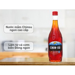 Nước mắm Chinsu cá cơm biển đông 20 độ đạm chai 720ml