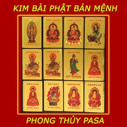 [HÀNG CHUẨN] Kim Bài Phật Bản Mệnh 12 Con Giáp Bằng Nhôm Cao Cấp Mang Lại May Mắn Bình An Siêu Rẻ