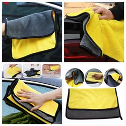 SET 5 Khăn Lau Đa Năng Màu Vàng Lau Ô Tô Xe Hơi lau bếp lau kính lau tay 2 lớp siêu sạch siêu thấm hút