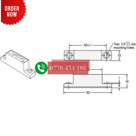 Hình ảnh Cảm biến tiệm cận Omron GLS 1 (Gồm S1 + M1)