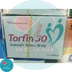 Torfin 50 nhập khẩu chính hãng ( hộp 4v)