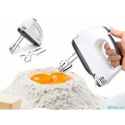 (CHÍNH HÃNG) Máy Đánh Trứng Cầm Tay SCARLETT 7 Tốc Độ + Tặng Kèm 4 Đầu Đánh Trứng Cao Cấp, Hoạt Động Êm Ái