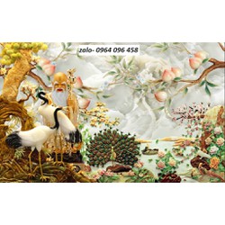 Tranh gạch 3d hoa sứ ngọc - NXC43