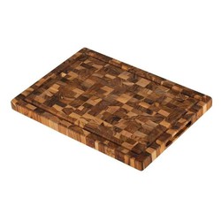 Thớt gỗ thái Teak hình chữ nhật kích thước lớn 35x25cm chống ẩm vượt trội, hạn chế bị mối mọt và nấm mốc