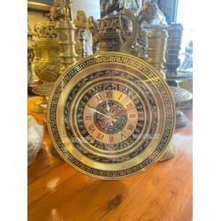 Mâm đồng hồ bằng đồng vàng đẹp