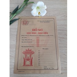 HSHSSV Hồ sơ học sinh sinh viên - 3 bộ