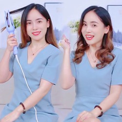 Máy Uốn Tóc Tím 32mm Thông Minh Hiển Thị Màn Hình Led, Máy Làm Xoăn Tóc Xoay 360 Độ, Các Mức Nhiệt Độ Cao Cấp