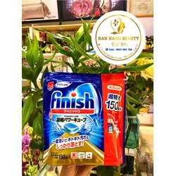 Viên rửa bát Finish Power Cube Nhật túi 150 viên