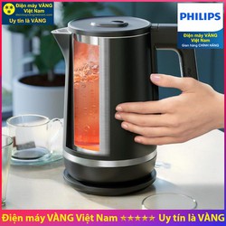 Bình đun siêu tốc 2 lớp 5000 series Philips HD9395 1.7Lít 2200W - Hàng chính hãng