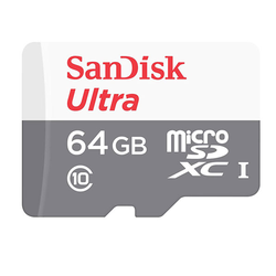 Thẻ nhớ MicroSD 64G SANDISK ULTRA SDSQUNR-064G-GN3MN Box Class10 100MB/s Chính hãng