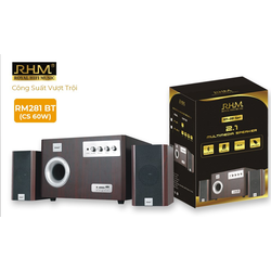Loa 2.1 RHM RM281BT Chính hãng (30W+2x15W, Bluetooth)
