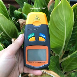 Tool Thiết bị đo tốc độ vòng quay DT2234C+ kỹ thuật số màn hình LCD bằng tia laser không tiếp xúc