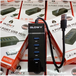 Hub USB 3.0 4 port GLOWAY H5U3B Black Chính hãng