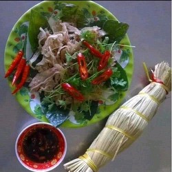 Bì tré bó rơm Bình Định