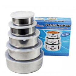 Set 5 Hộp inox Đựng Thực Phẩm