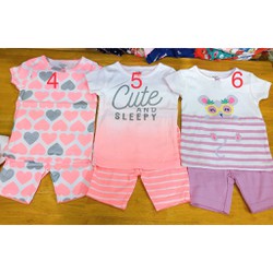 G-BN13-a - Bộ ngắn tay bé gái hàng Carter siêu nhiều mẫu size 12m-8y