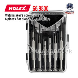 Bộ Phụ Kiện Sửa Chữa Linh Kiện 6 Chi Tiết Holex 66 9800