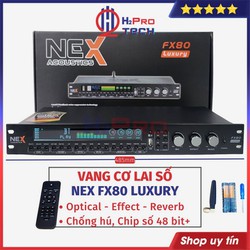 Vang Cơ Lai Số Nex Fx80LX Chống Hú - Bluetooth - Effect Mượt, Chip Số 48Bit - H2Pro Tech
