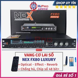 Vang Cơ Lai Số Nex Fx80LX Chống Hú - Bluetooth - Effect Mượt, Chip Số 48Bit - H2Pro Audio