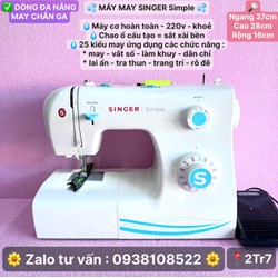 MÁY MAY SINGER BÀN GA - RẤT DỄ DÀNG SỬ DỤNG