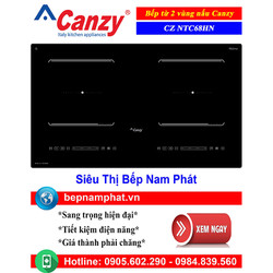 [HÀ NỘI]Bếp từ 2 vùng nấu Can'zy CZ NTC68HN