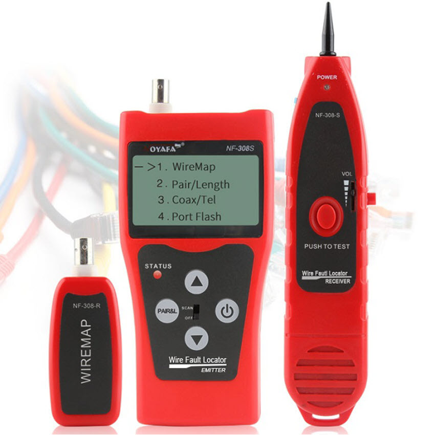 Máy test mạng NF-308 Noyafa cao cấp (Mã SP: Máy Test Cáp NF-308)