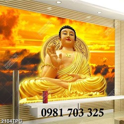 Tranh gạch đẹp 3D Phật ca