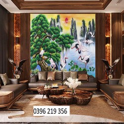 Thảm gạch ốp lát phong cảnh thác nước thiên nhiên
