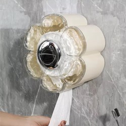 Hộp đựng giấy vệ sinh dán tường hình bông hoa mẫu mới nhất DECOR không gian