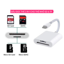 Đầu đọc thẻ nhớ cho Iphone, Ipad (SD, MicroSD)