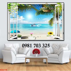 Tranh cửa sổ trang trí tường