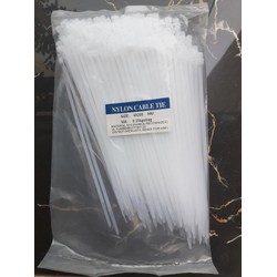1kg dây thít Nilon Cable Tie cỡ 4x200mm (rộng x dài) - đóng 4 gói nhỏ (250g/gói), tổng 1200 cái dây thít