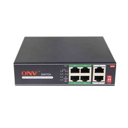Switch Poe 4 port ONV H1064PSP 10/100M 6-port AI PoE switch