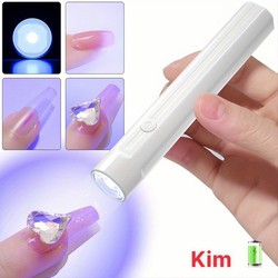 Đèn hơ móng mini 1 ngón tích điện