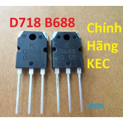 Sò B688 D718 lưng đồng mạ bạc chính hãng KEC hàng mới