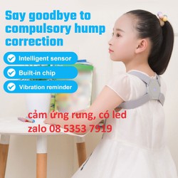 Đai rung chống gù lưng thông minh cao cấp, Cảm ứng tự động báo rung