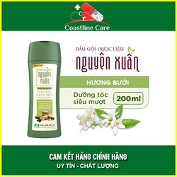 Dầu gội dược liệu Nguyên Xuân hương bưởi giúp dưỡng tóc sạch gàu, giảm gãy rụng, suôn mượt tóc (200ml) - CLC Pharmacy