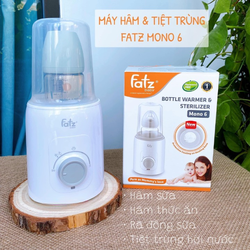 Máy hâm sữa 4 chức năng Fatzbaby Mono 6 FB3001TN  (hâm, ủ, tiệt trùng, rã đông) BH 1 năm
