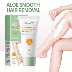 Kem Tẩy Lông Bioaoua 60G một sản phẩm tẩy lông không đau cho nách, chân và cánh tay, giúp chăm sóc da và cơ thể một cách tốt nhất. Kem Tẩy Lông Bioao