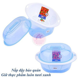 Bộ rổ chậu có nắp đậy tiện ích