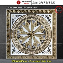 Thảm gạch men 3d phòng khách trang trí