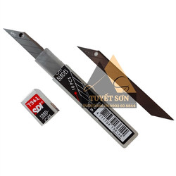 Lưỡi dao rọc giấy NHỎ SDI 1361 9mm (Mũi nhọn 30 độ) - Vỉ 10 lưỡi