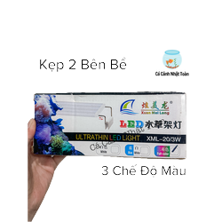Đèn Led Kẹp Bể Cá 2 Bên XML 3 Chế Độ Màu