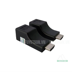 Hộp nối dài HDMI to Lan 30m 6/6E - Bộ