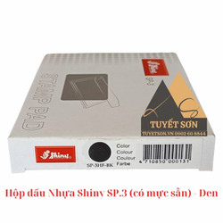 Hộp dấu Nhựa Shiny SP.3 (có mực sẵn) - Đen - Cái