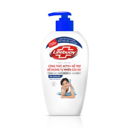 Nước rửa tay Lifebuoy Chai 450g - Sữa dưỡng ẩm - Chai