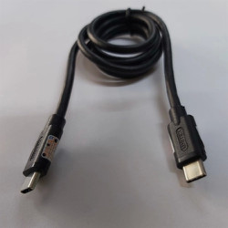 Cáp tín hiệu Type C 1m Unitek YC477BK - Sợi